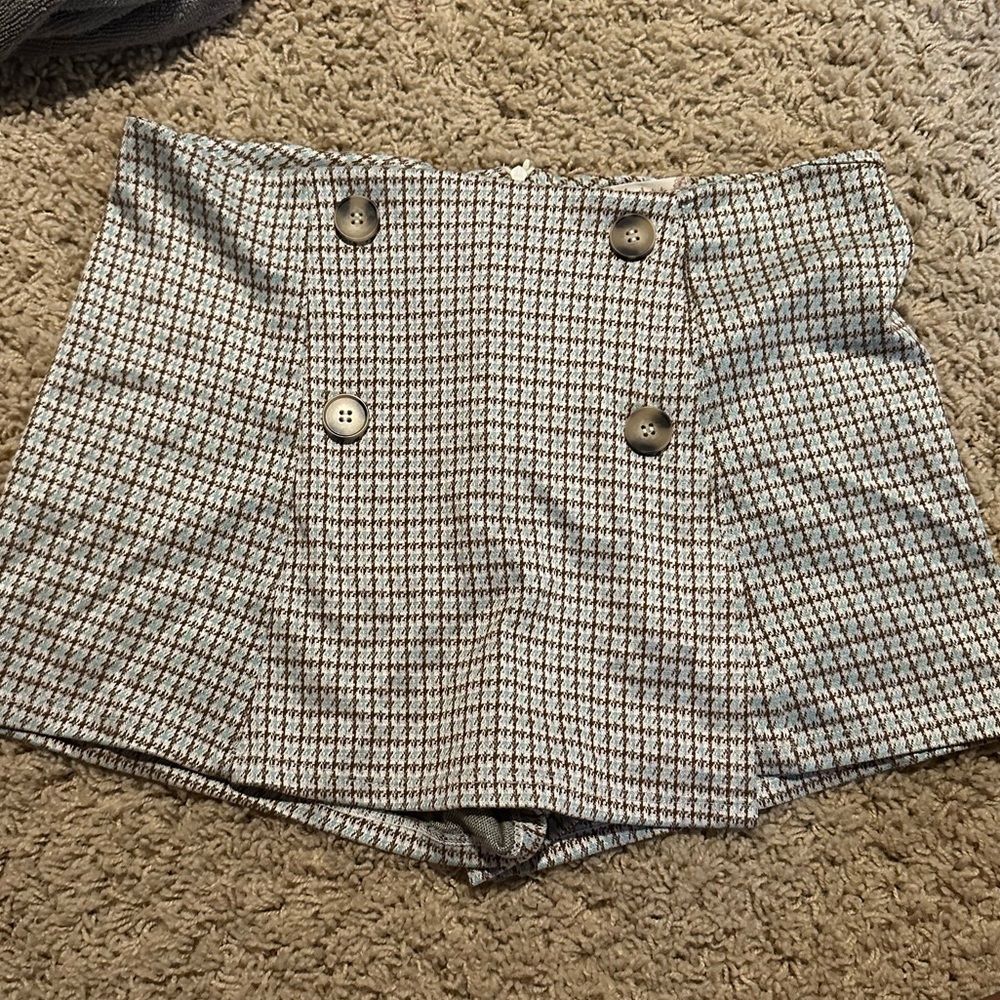 Gingham Skort - image 1